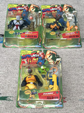 1994 Playmates Earthworm Jim Action Figure Psycrow Bob & #4 Henchrat Evil Cat picture
