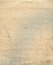 1943 Palestine Israel DEIR MAR SABA Map Jerusalem Arab Ibn Ubeid # picture