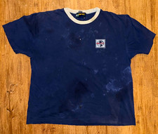 Vintage Eddie Bauer EBTEK 90s ringer tee distressed faded stained picture