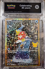 Pokemon TCG Magikarp 203/193 Paldea Evolved Illustration Rare Full Art Holo 30th picture
