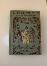 Rare ILLUSTRATED 1896 LITTLE WOMEN Louisa May Alcott Victorian Antique Book NMT picture