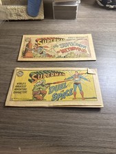 Vintage 1955 Superman Kellogg’s Cereal Mini Comic Book Premiums Lot Of 2 picture