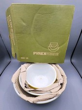Vtg Pyrex VERDE Mixing Bowl Set 300.16 3-Pc Brand New In Box Factory Paper Stamp picture