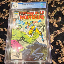 Incredible Hulk and Wolverine #1 CGC 8.0 (1986) Marvel Comics Byrne picture