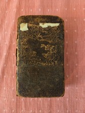 Antique 1764 Alexader Kincaid Pocket Bible - Edinburgh - Owner Inscription 1766 picture