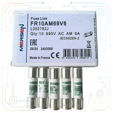 10PCS New Ferraz Shawmut FR10AM69V6 690V 6A Fuse picture