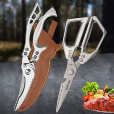 2pcs Kitchen Bone Scissor Kitchen Poultry Shears Stainless Steel Heavy Duty Meat picture