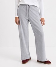 Brand New Pact Organic CloudKnit Wide Leg Pant Heather Grey Size Medium Womens picture