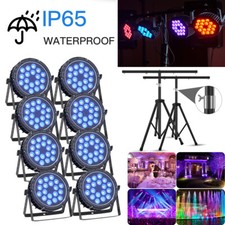 18X18W Waterproof IP65 LED Par Light DMX RGBW DJ Disco Stage Lighting Effect picture