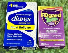 Diurex Max -Maximum Strength Caffeine-Free Diuretic +FDgard Occasional Digestive picture