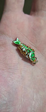 vintage Chinese cloisonné enamel articulated koi fish picture