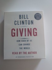 Giving : How Each of Us Can Change Audio by Bill Clinton NEW SEALED  picture