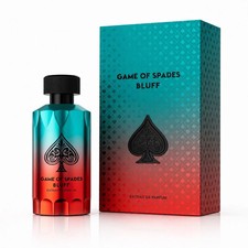 Game Of Spades Bluff Jo Milano 3.4 Oz Extrait De parfum Spray NEW picture