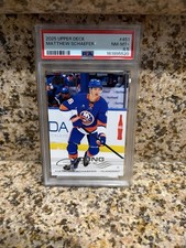 2025-26 Upper Deck Series 2 Young Guns Matthew Schaefer #451 NYI RC PSA 8.5 picture