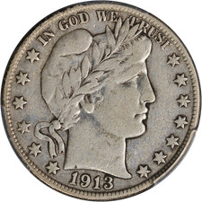 1913-D Barber Half Dollar PCGS VF30 Superb Eye Appeal Nice Strike picture