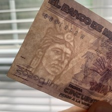 Mexico 50000 Pesos Banknote 1986-1990, P-93, Used Mexican Currency Paper Money picture