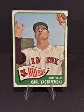 1965 Topps Set-Break #385 Carl Yastrzemski Red Sox HOF POOR/DAMAGED *CARDMATTIX* picture