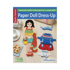 Leisure Arts Plastic Canvas Paper Doll Dress Up Bk picture