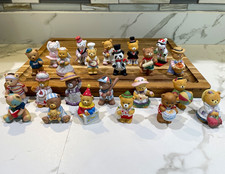 Lot of 23 Bronson Collectibles Teddy Bear Figurines Vintage Bears picture