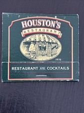 Vintage Houston's Restaurant and Cocktails Matchbook Georgetown Washington DC picture