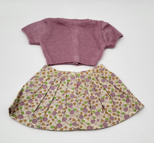 American Girl Kit Kittredge Meet Outfit Sweater Floral Skirt Pleasant Company picture