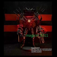 20cm Skibidi Toilet Watchman of Doom Action Figure Model Toys Gift New LED 1PC picture