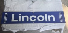 VTG Lincoln Dealership Sign Automotive Aluminum Showroom Panel Wall Display 30” picture