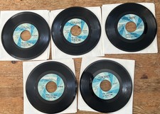 The Rolling Stones 45 rpm Record Lot of 5 Mothers Little Helper Honky Tonk Woman picture