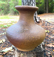 Vintage Hilton “Catawba Indian Pottery” Vase - NC Pottery - Catawba Valley  picture