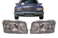 Headlight Right + Left Set 1979-1985 1st Generation For Mercedes W126 picture