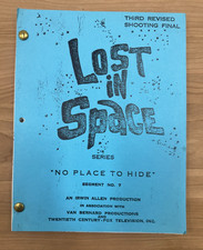 RARE 1960s LOST IN SPACE UNAired PILOT “No Place to Hide” Sci Fi TV SCRIPT picture