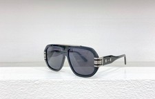 Cazal MOD.882 Black Silver Dark Grey Retro Double Bridge Unisex 61-14-140 picture