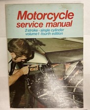 Motorcycle Service Manual for 2-Stroke Single Cylinder 4th Edition Vol 1 picture