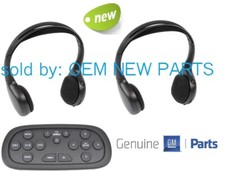 2015-2019 GMC Yukon / Yukon XL DVD Entertainment TWO Headphones Set + Remote picture