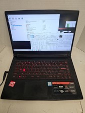 MSI GF63 8RD i7-8750H 16GB RAM 256GB+1TB DRIVES Win 10 GTX 1050Ti NO BATTERY #04 picture