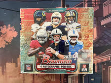 2026 Bowman Football NFL Factory Sealed Jumbo Hobby Box SEALED IN HAND FAST SHIP picture