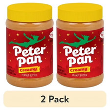 2 pack - Peter Pan Creamy Peanut Butter Spread, Smooth, Gluten Free, 40 oz Jar picture