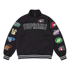 Supreme mascot zip up sweater with patches picture
