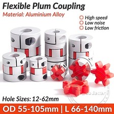 CNC Shaft Coupler Flexible Plum Spider Jaw Coupling Stepper Motor All Bore Sizes picture
