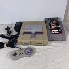 Nintendo SNES Console Super System 5 Games Bundle Power Supply AVs Controller picture