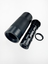 🔥 1/2x28 (For 9mm) Hybrid Muzzle Brake Compensator With Sound Sleeve picture