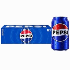 Pepsi Cola Soda Pop, 12 fl oz, 12 pack Cans..... FREE & FAST SHIPPING picture