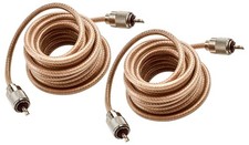2 Lot RoadPro RP-8X12CL CB Antenna 12 Foot RG8X Coax Cables w/PL259 Ends - Clear picture