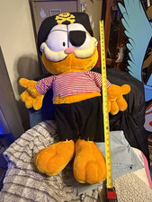 Dakin Garfield Pirate Cat Plush Vintage 1981 Large 24-36in Halloween Licensed picture