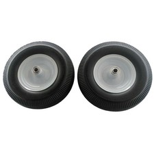 NO FLATS 4.10/3.50X6 WHEEL ASSEMBLY FITS LITTLE WONDER 4164204 BLOWERS (2X) picture
