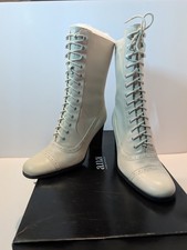 A New Approach Women's A.N.A MARIE Chelsea Boots Florence Bone Sz 8M(b) White S4 picture