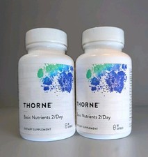 Thorne Basic Nutrients 2/Day  60 Count x2 Pack EXP 2028 picture