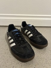 adidas Samba Black White Gum Low Top Lace-Up Men's Sneakers Rubber Outsole picture
