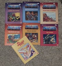 Vintage Masters of the Universe Golden Books  He-Man Skeletor 1983 1985 3pc picture