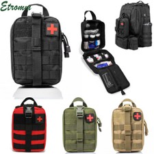 2 PCS Tactical First Aid Kit Medical Molle Rip Away EMT IFAK Survival Pouch Bag picture